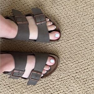 Women's Brown Birkenstock Sandals